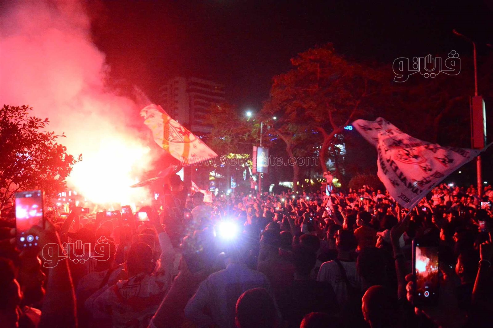 احتفالات جماهير الزمالك (17)