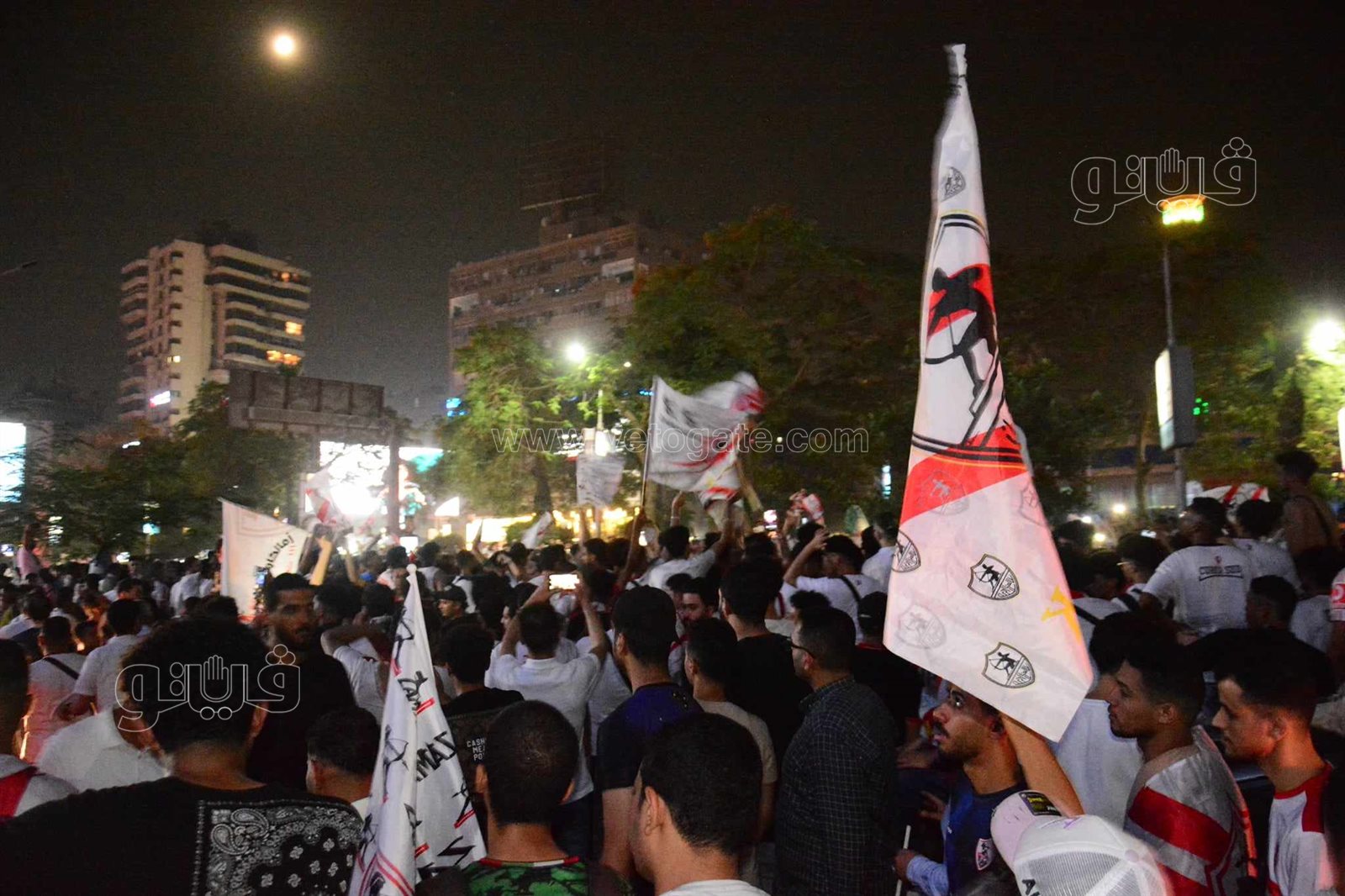 احتفالات جماهير الزمالك (27)