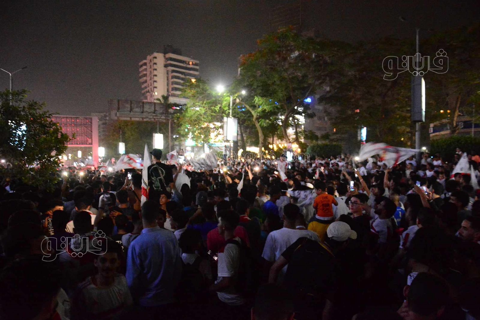 احتفالات جماهير الزمالك (29)