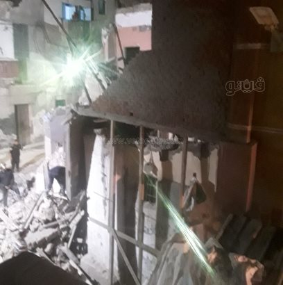  موقع انهيار عقار الإسكندرية (12)