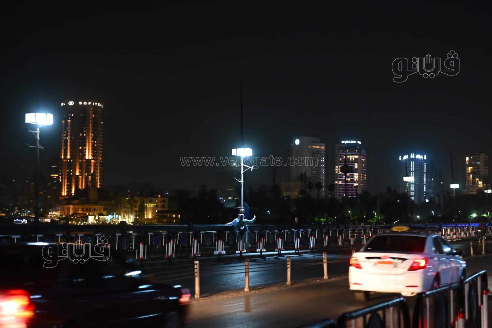 إقبال ضعيف على كورنيش النيل بوسط البلد ليلة العيد