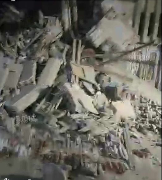 انهيار منزل مكون من 3 طوابق في طنطا (2)