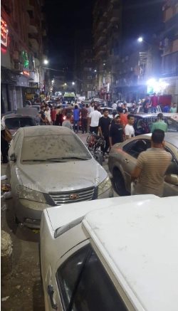 حريق كافيه ومطعم اسيوط (4)