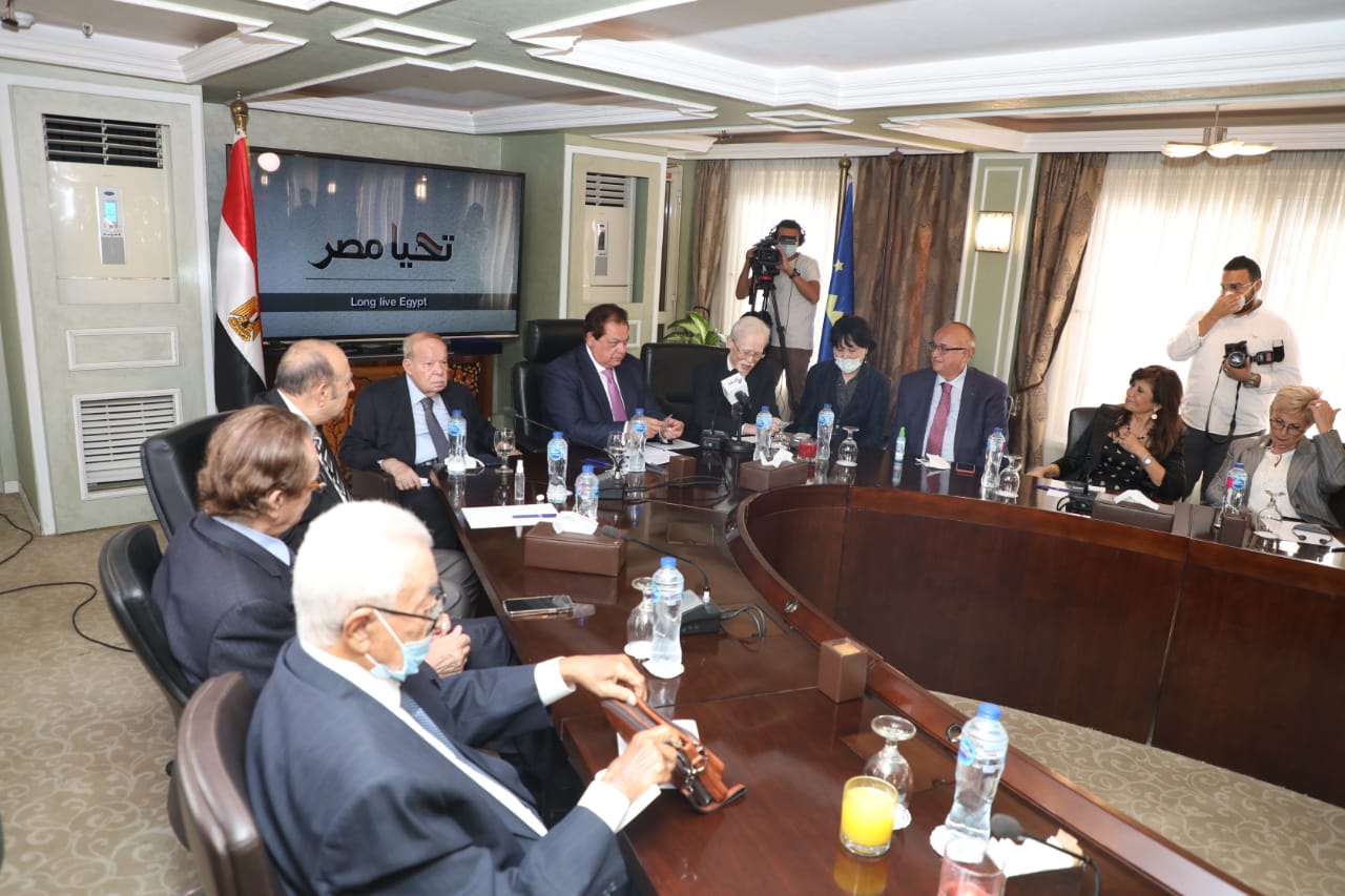 أبو العينين في حفل وداع السفير الياباني في مصر (1)