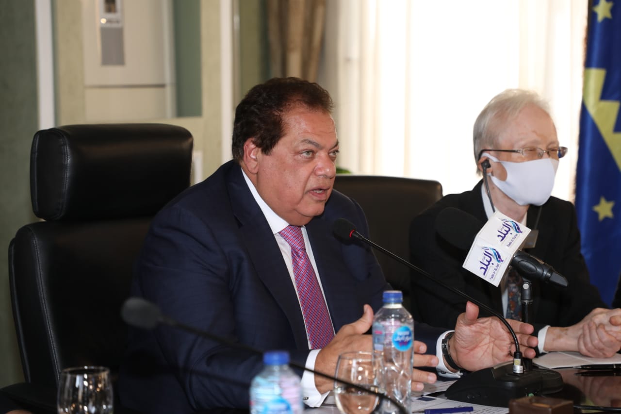 أبو العينين في حفل وداع السفير الياباني في مصر (2)