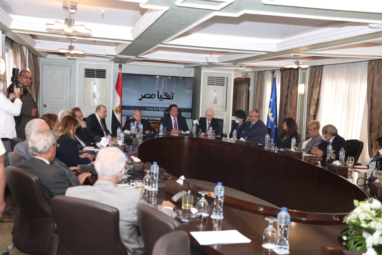 أبو العينين في حفل وداع السفير الياباني في مصر (3)