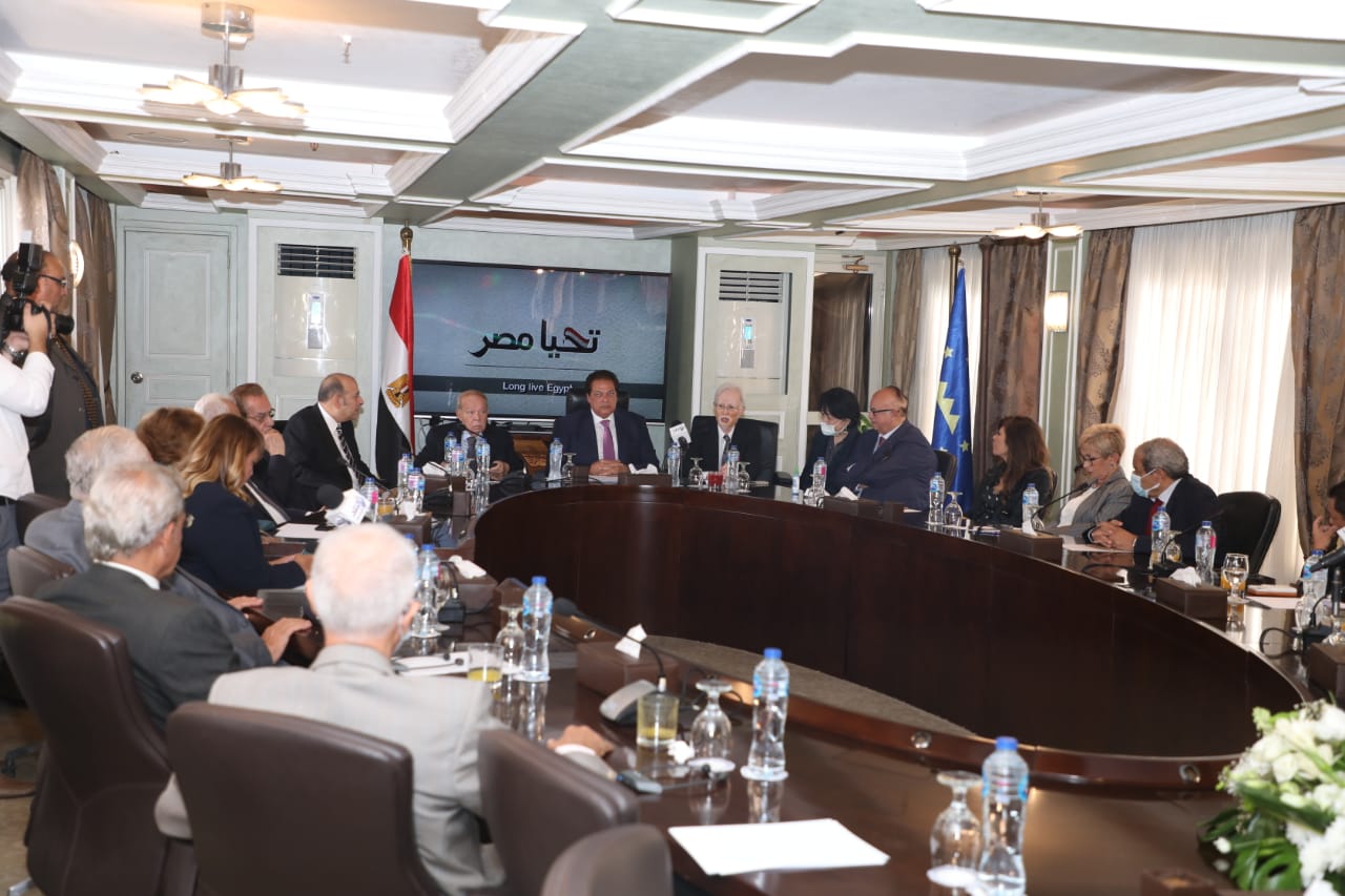 أبو العينين في حفل وداع السفير الياباني في مصر (6)