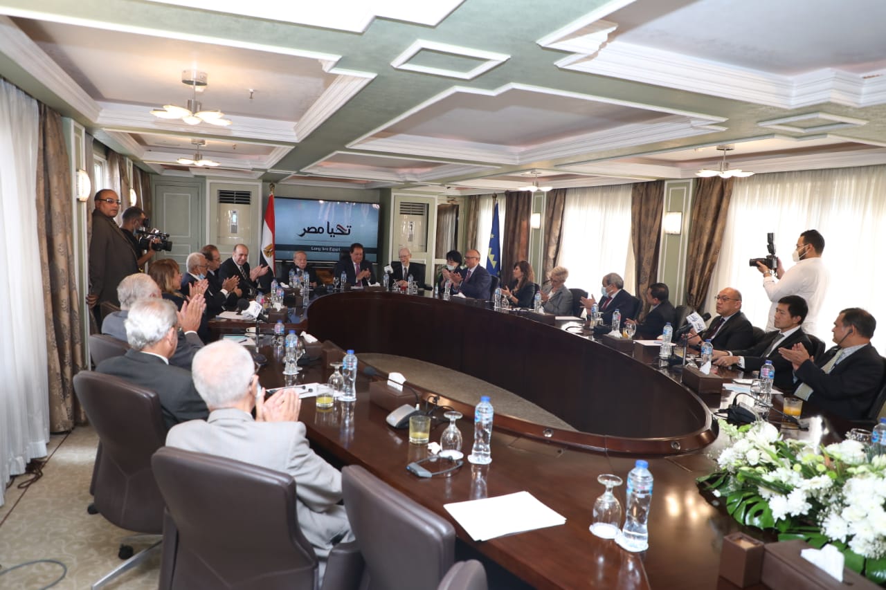 أبو العينين في حفل وداع السفير الياباني في مصر (7)