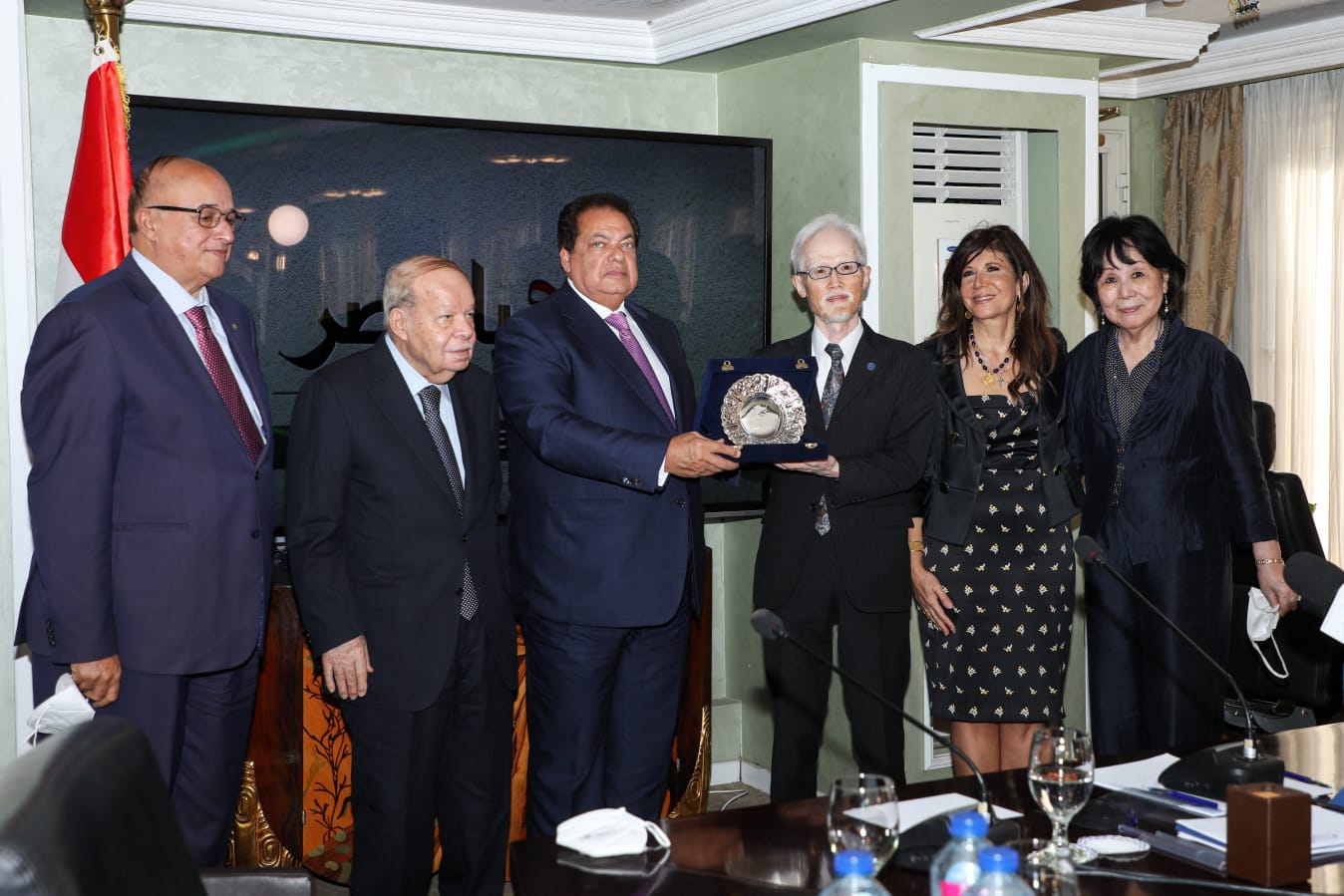 أبو العينين في حفل وداع السفير الياباني في مصر (13)