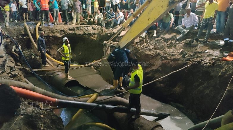 مياة أسيوط تفشل في إصلاح انفجار ماسورة رئيسية والمحافظ يفتح تحقيق (2)