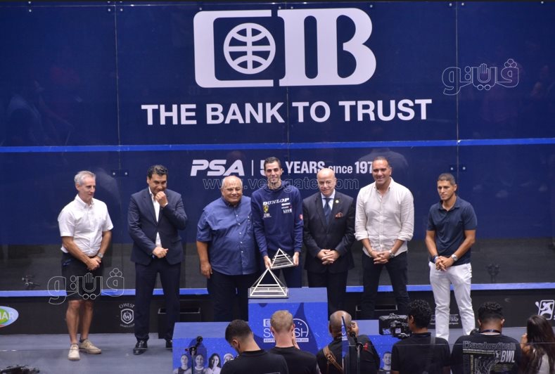 مصطفى عسل يتوج ببطولة مصر الدولية للإسكواش (4)