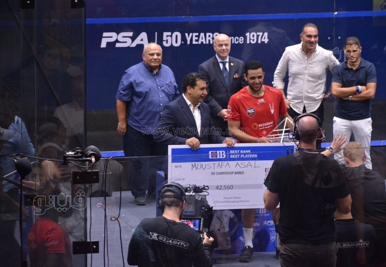 مصطفى عسل يتوج ببطولة مصر الدولية للإسكواش (10)