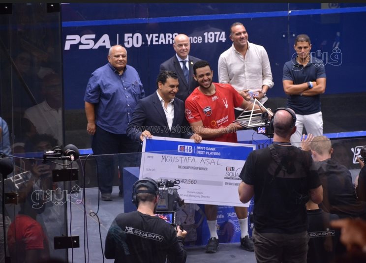 مصطفى عسل يتوج ببطولة مصر الدولية للإسكواش (11)