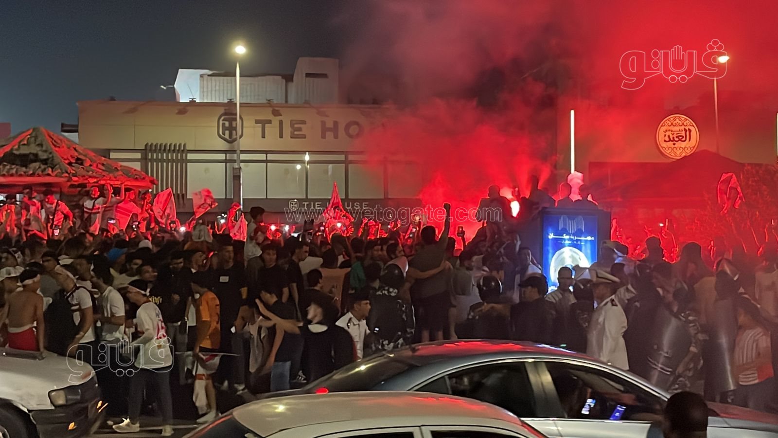  احتفالات الزملكاوية في ميت عقبة بكأس السوبر (5)