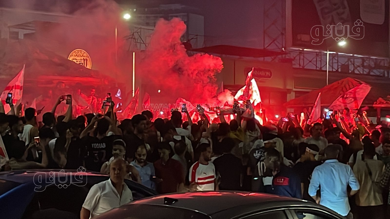  احتفالات الزملكاوية في ميت عقبة بكأس السوبر (11)