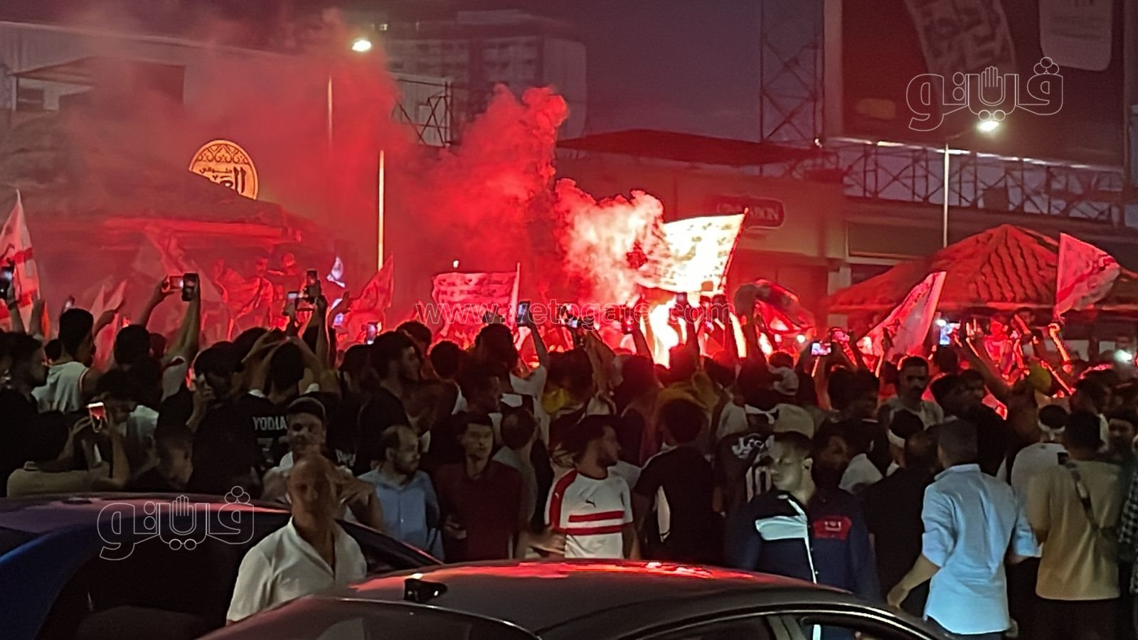  احتفالات الزملكاوية في ميت عقبة بكأس السوبر (12)