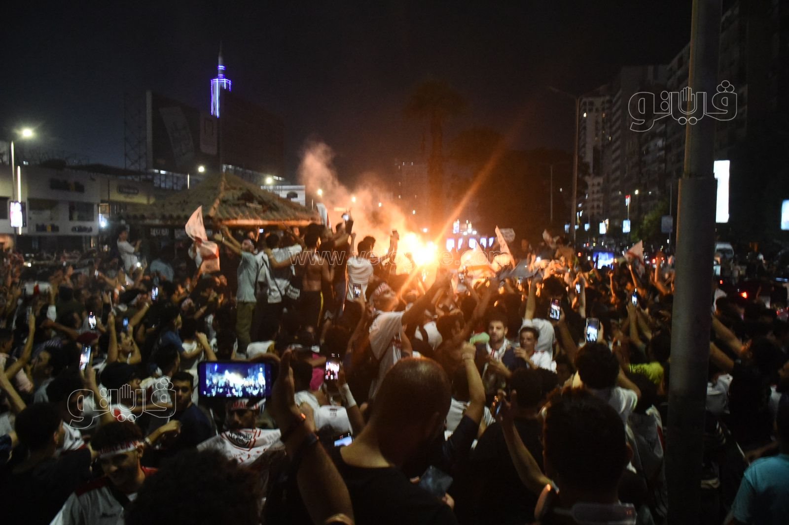  استمرار احتفالات الزملكاوية بكأس السوبر الافريقي (1)