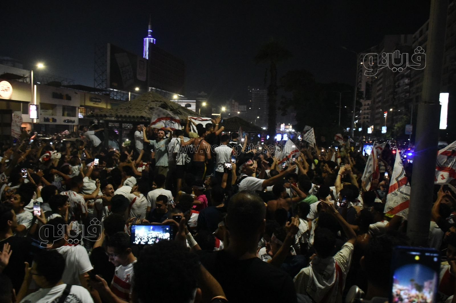  استمرار احتفالات الزملكاوية بكأس السوبر الافريقي (2)