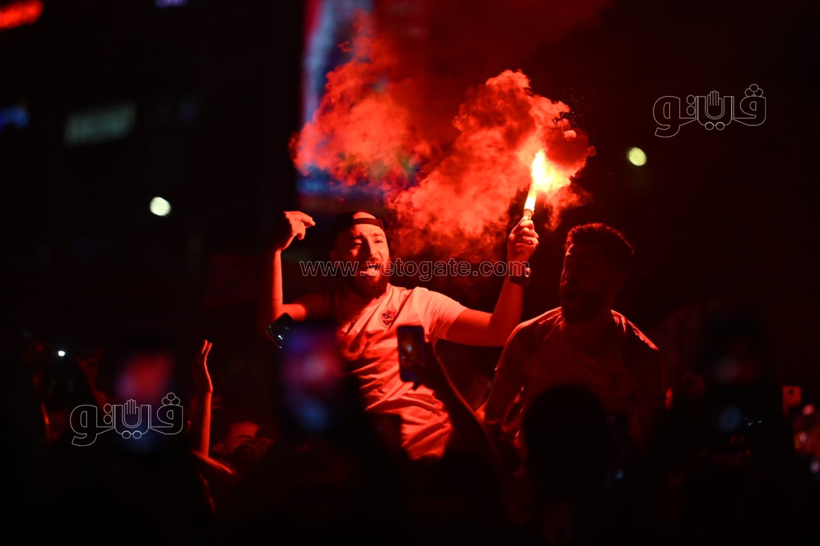  استمرار احتفالات الزملكاوية بكأس السوبر الافريقي (13)