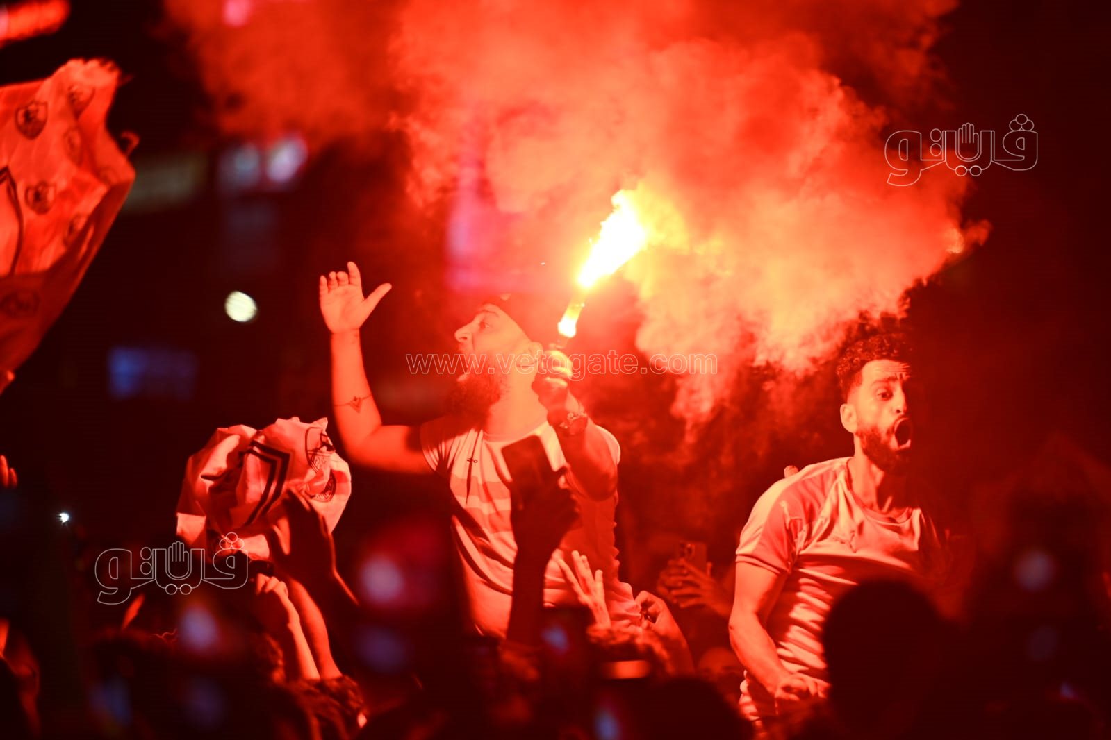  استمرار احتفالات الزملكاوية بكأس السوبر الافريقي (14)