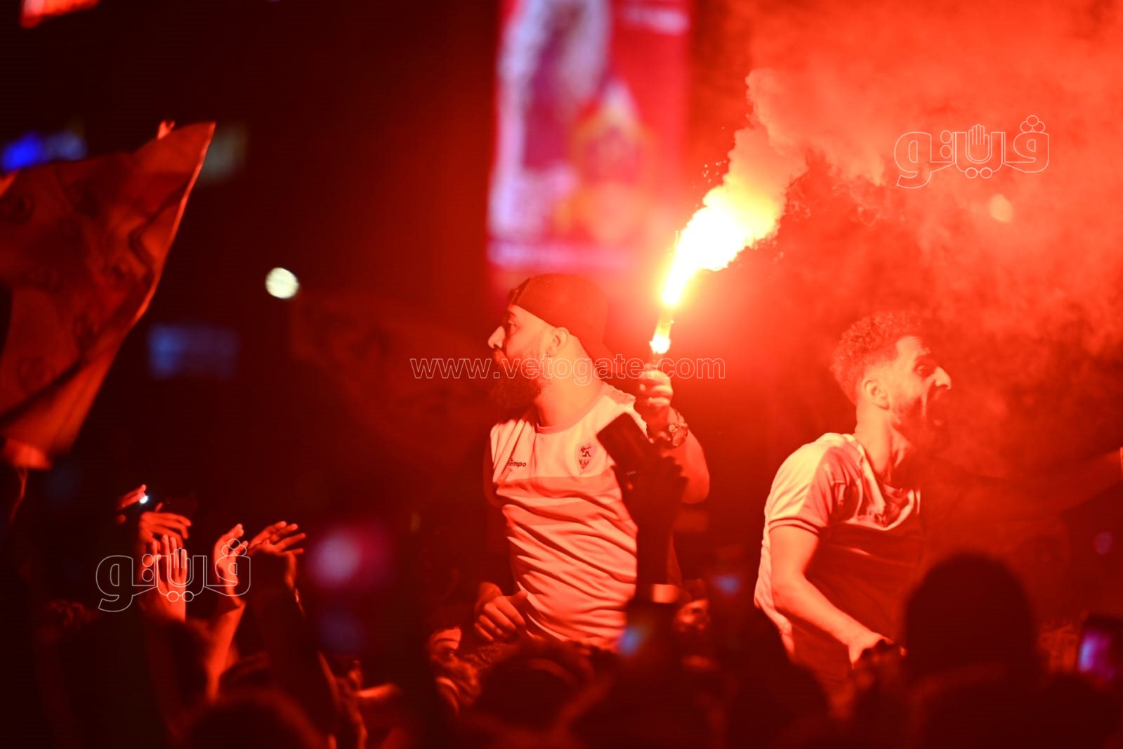  استمرار احتفالات الزملكاوية بكأس السوبر الافريقي (15)