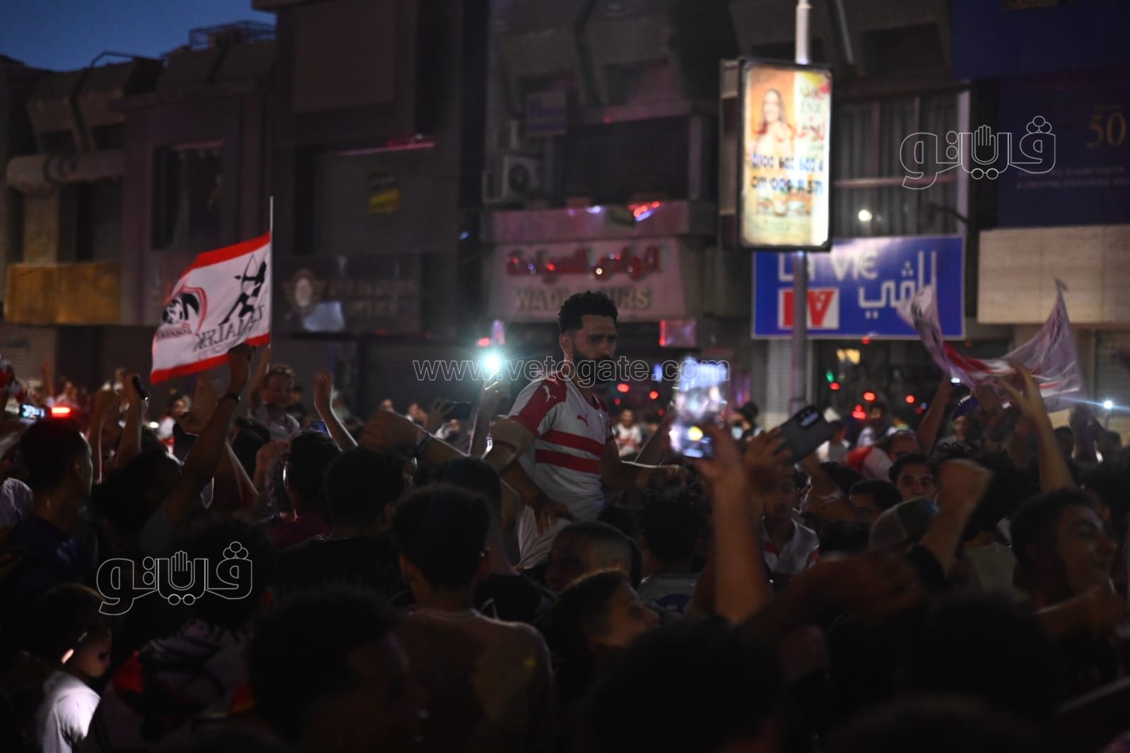  استمرار احتفالات الزملكاوية بكأس السوبر الافريقي (30)