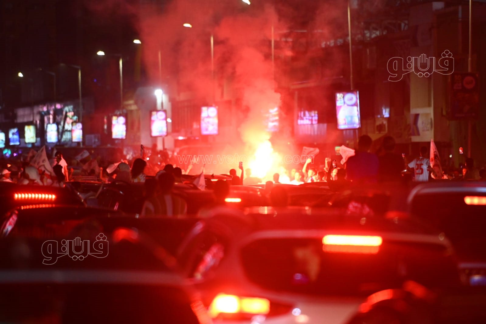  استمرار احتفالات الزملكاوية بكأس السوبر الافريقي (34)