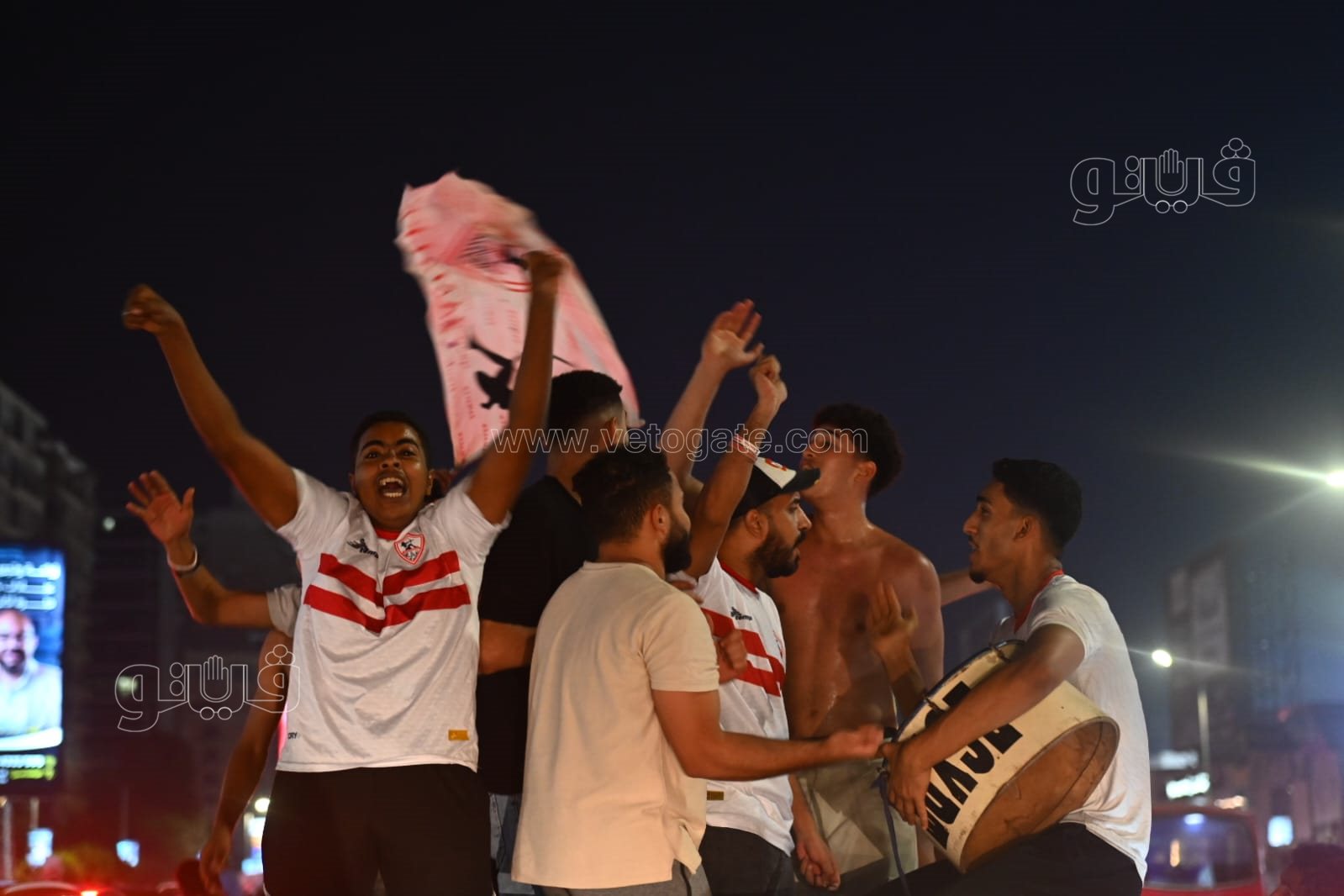  استمرار احتفالات الزملكاوية بكأس السوبر الافريقي (40)