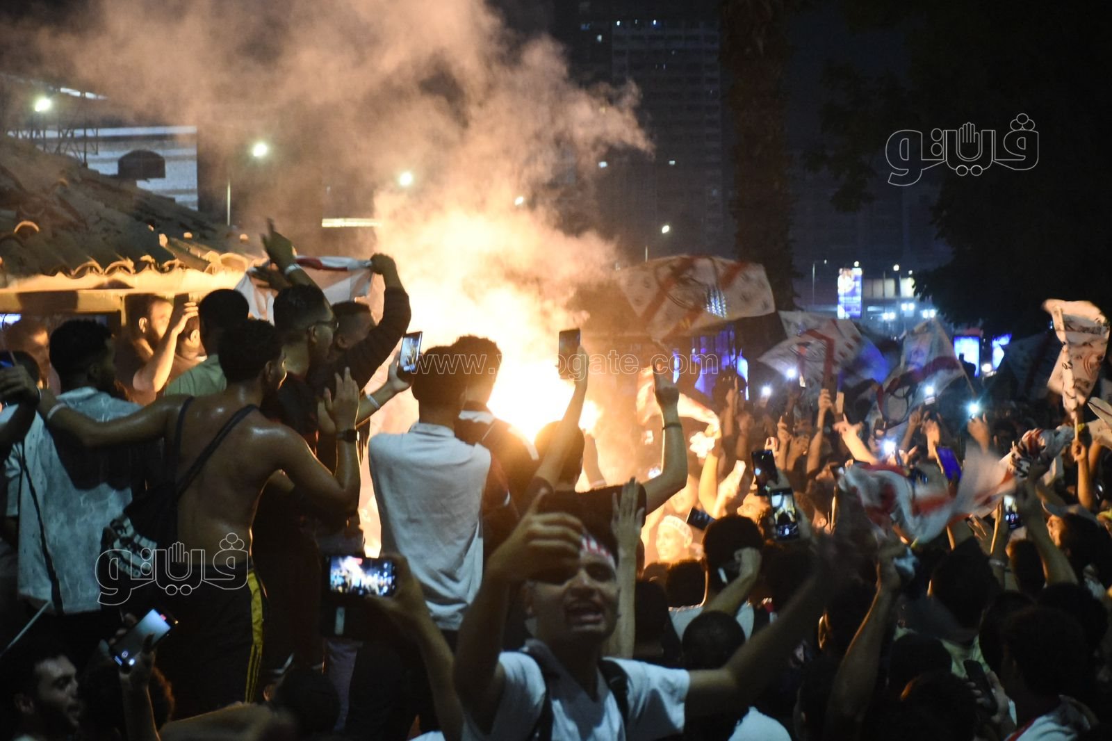  استمرار احتفالات الزملكاوية بكأس السوبر الافريقي (63)