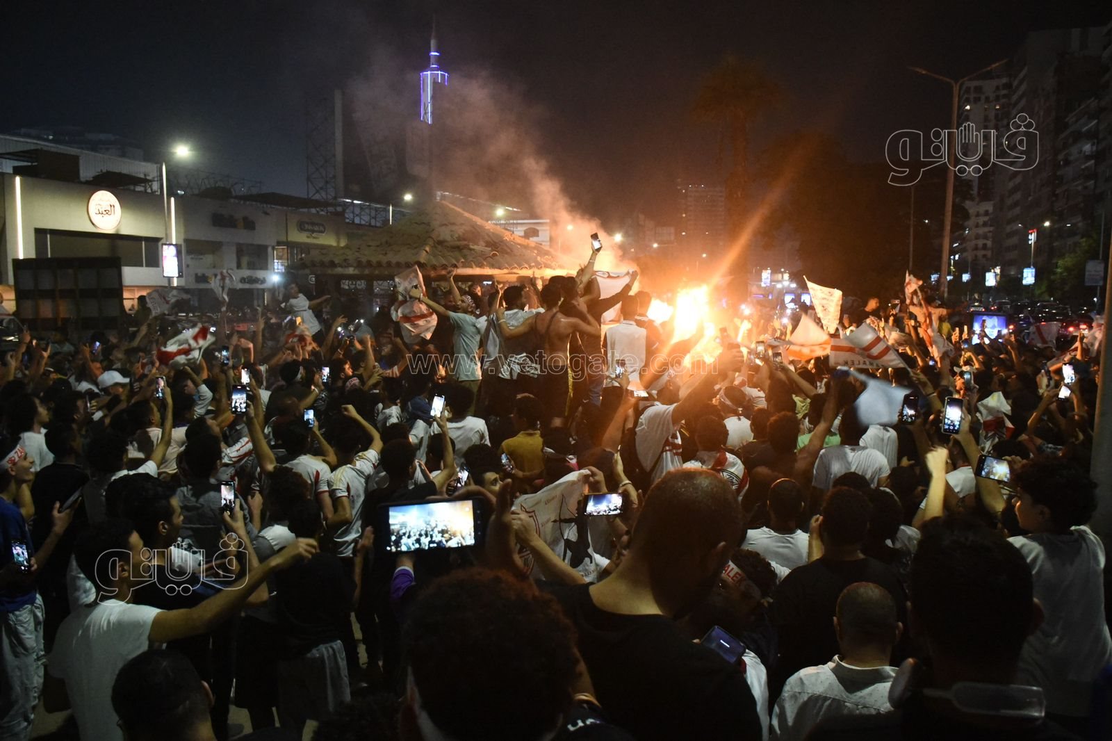  استمرار احتفالات الزملكاوية بكأس السوبر الافريقي (64)