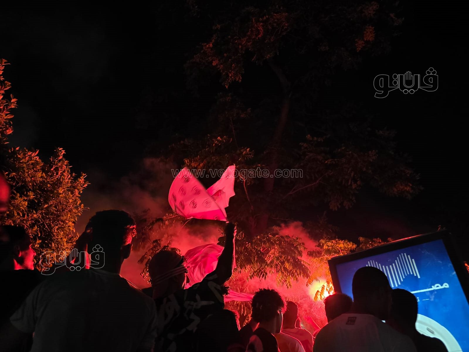 احتفالات جماهير الزمالك بالسوبر الإفريقي (1)