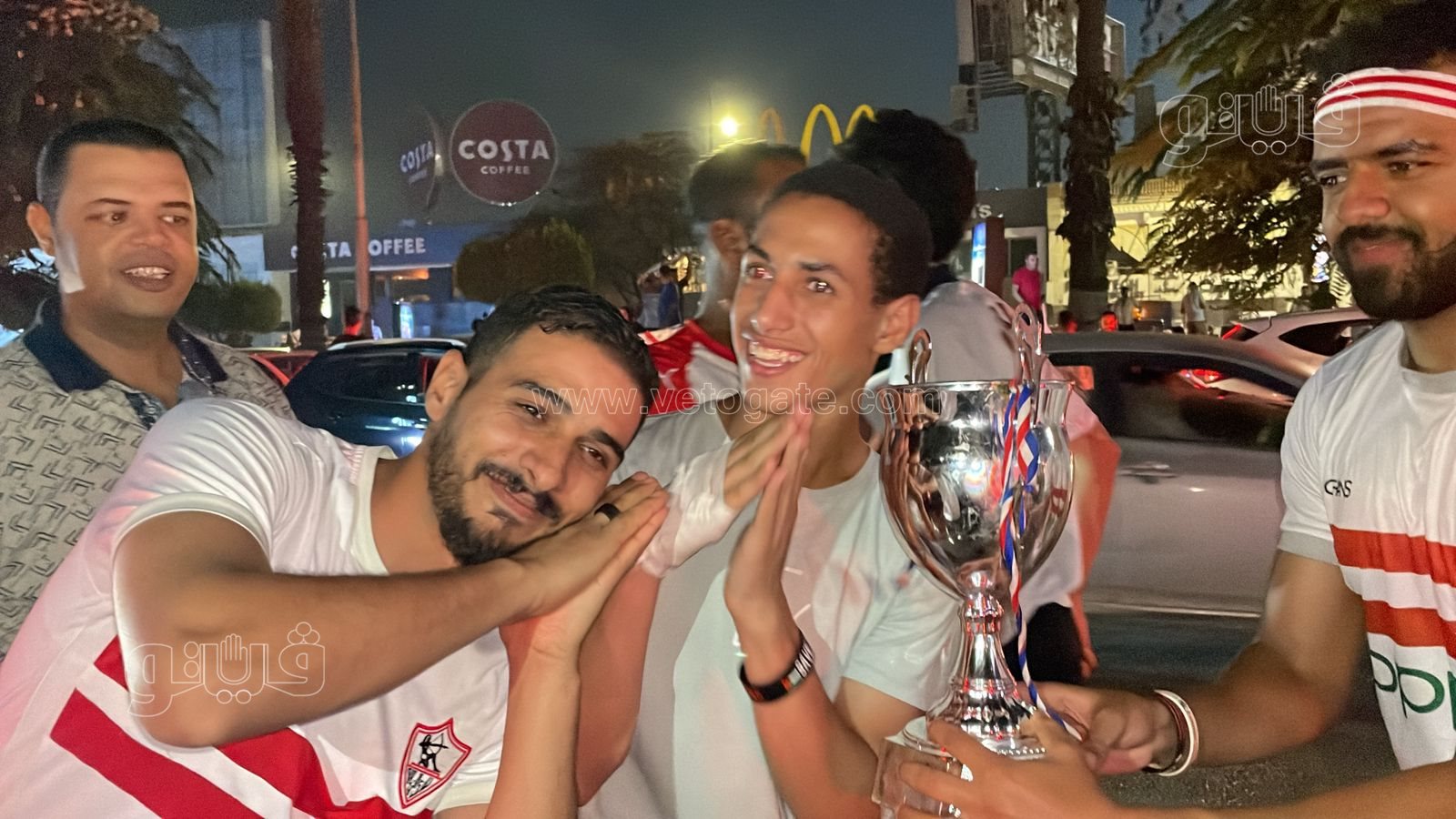 احتفالات جماهير الزمالك بالسوبر الإفريقي (2)