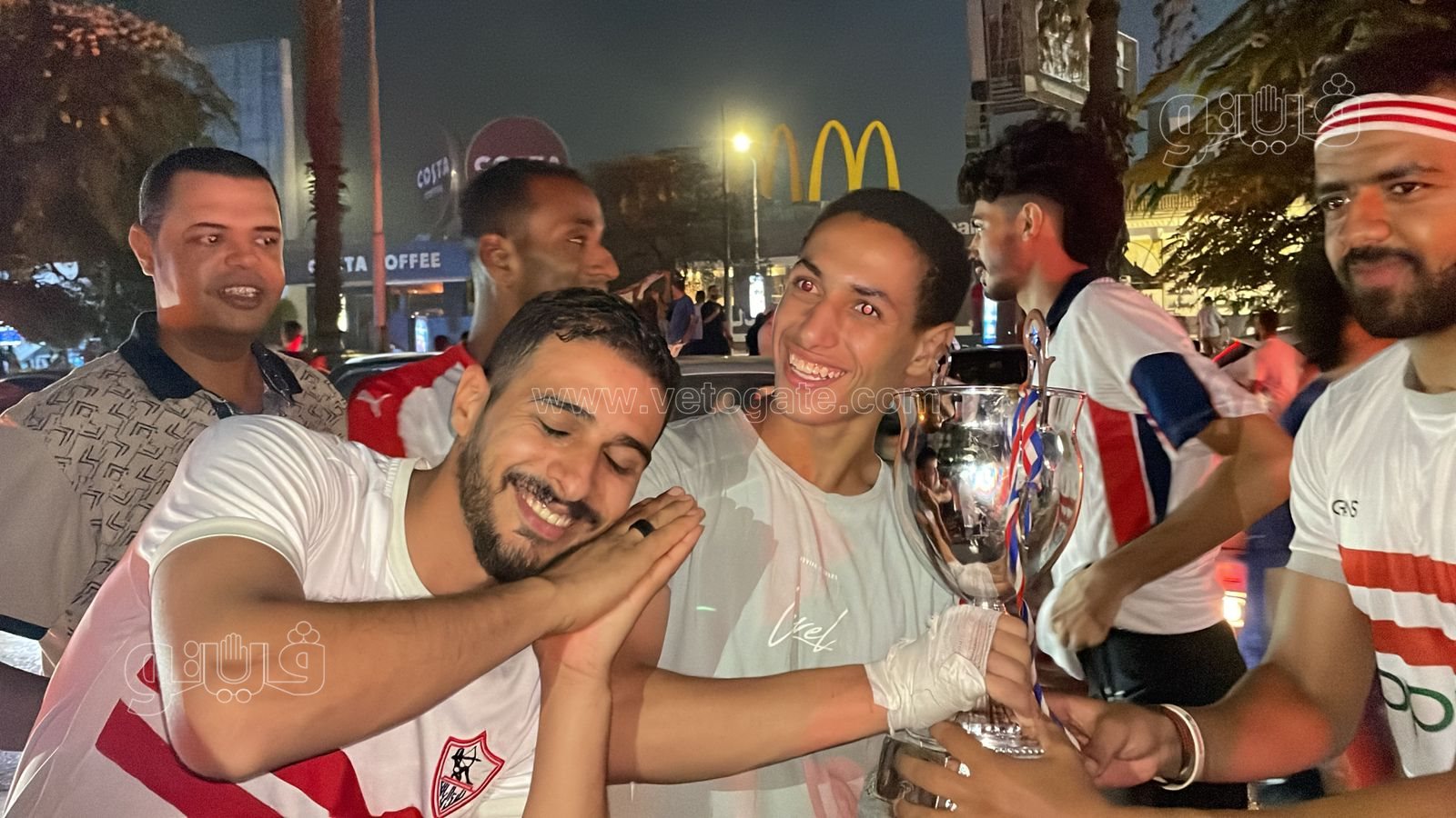 احتفالات جماهير الزمالك بالسوبر الإفريقي (4)