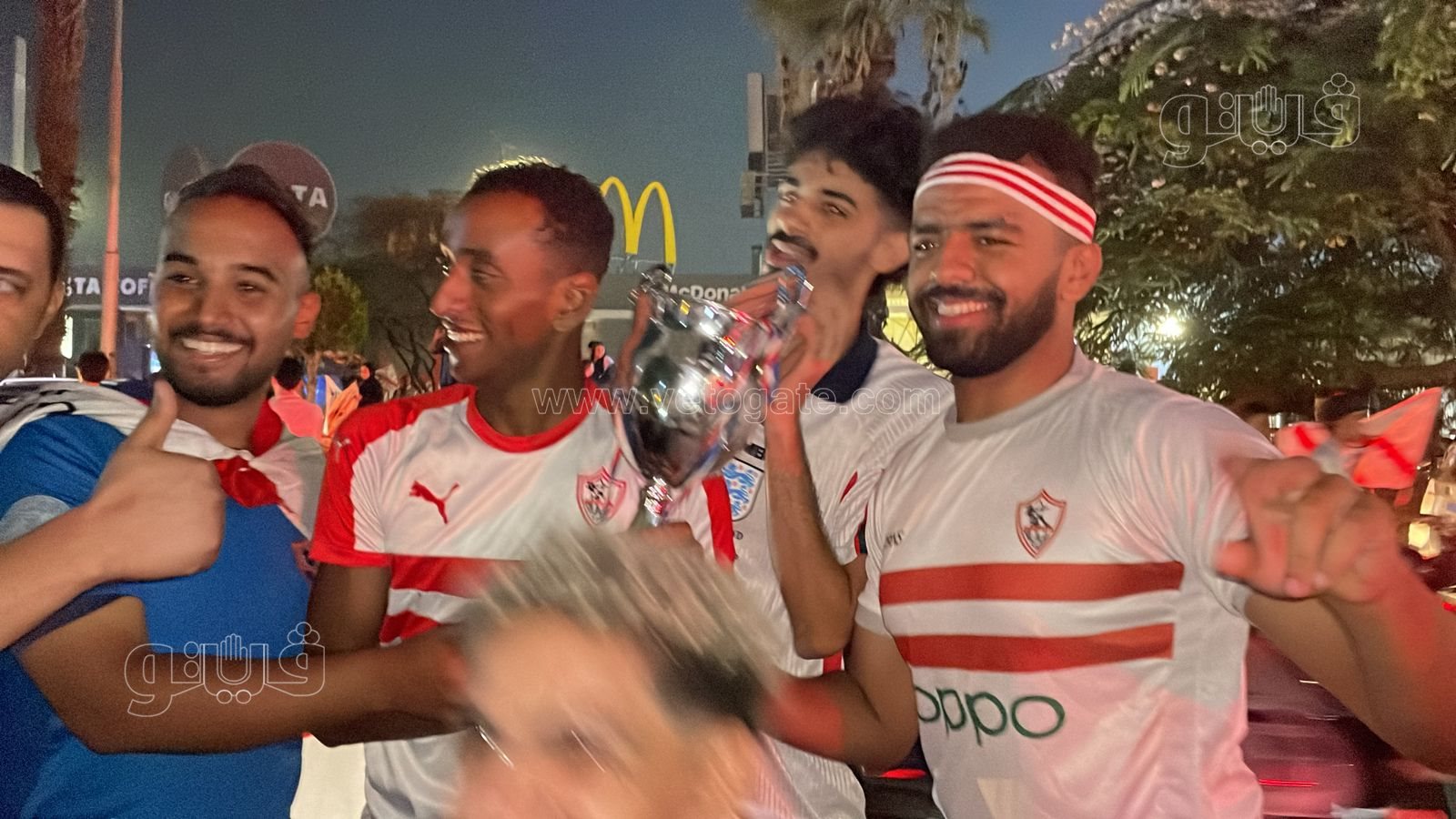 احتفالات جماهير الزمالك بالسوبر الإفريقي (5)