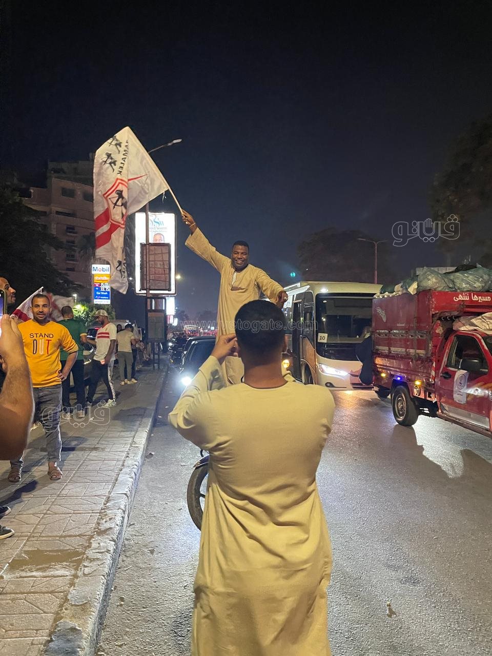 احتفالات جماهير الزمالك بالسوبر الإفريقي (10)