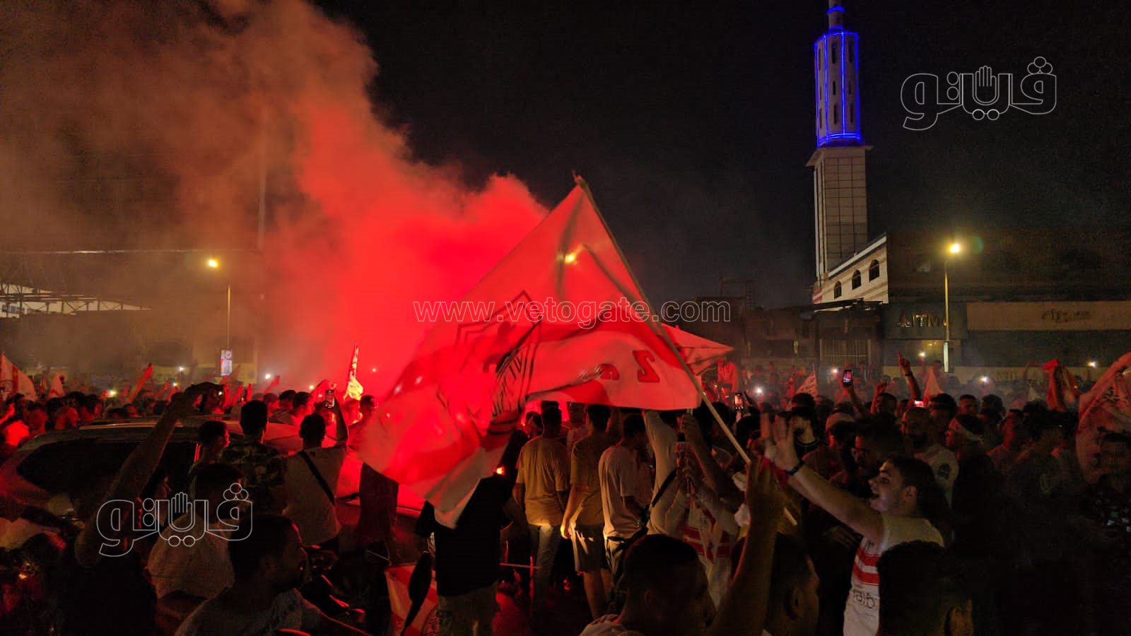 احتفالات جماهير الزمالك بالسوبر الإفريقي (12)