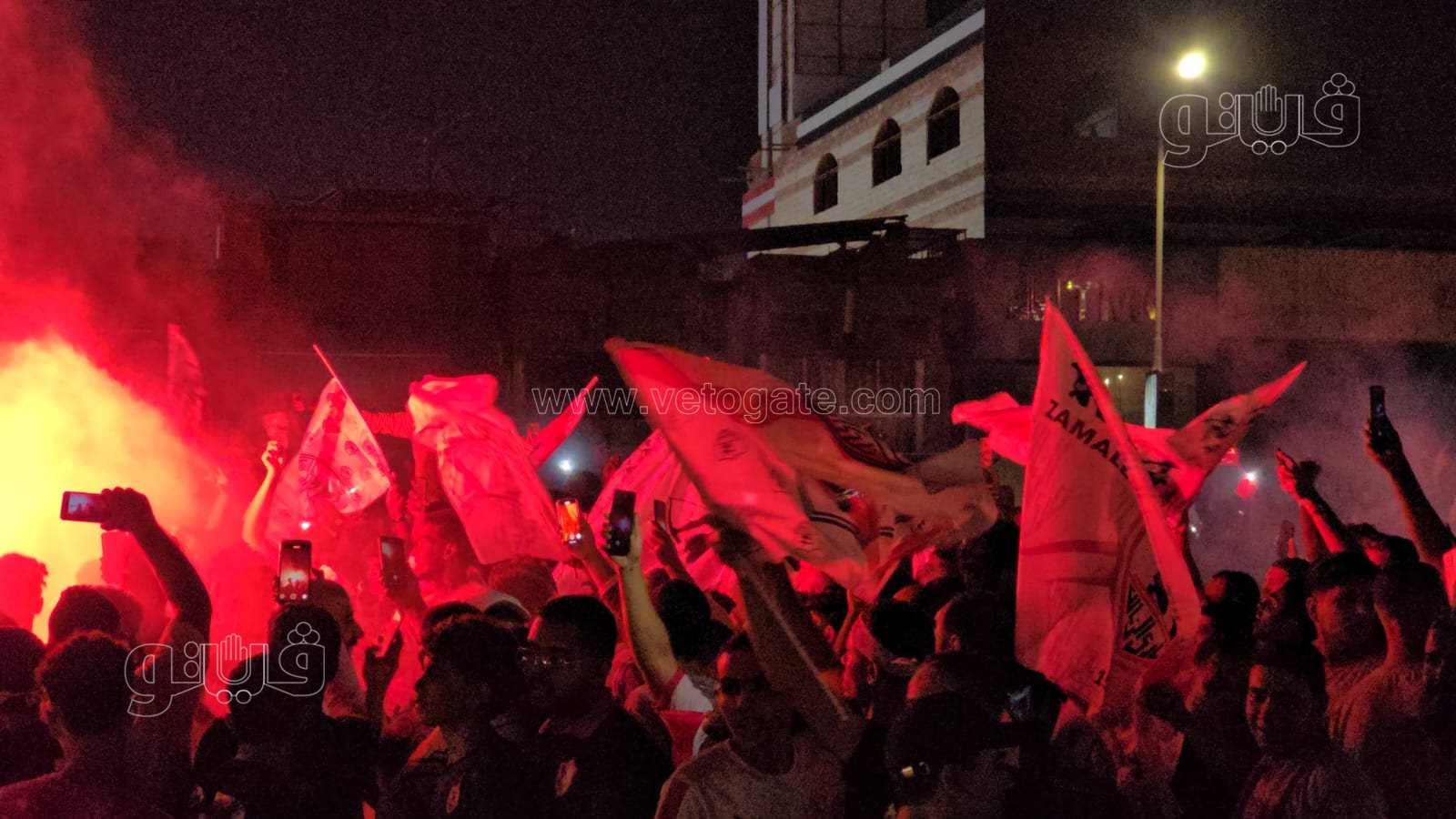 احتفالات جماهير الزمالك بالسوبر الإفريقي (14)