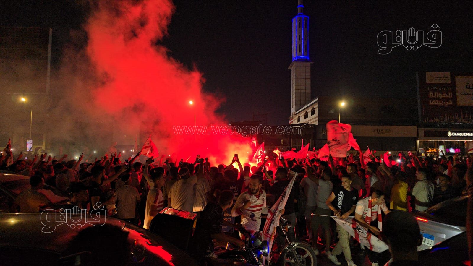 احتفالات جماهير الزمالك بالسوبر الإفريقي (15)