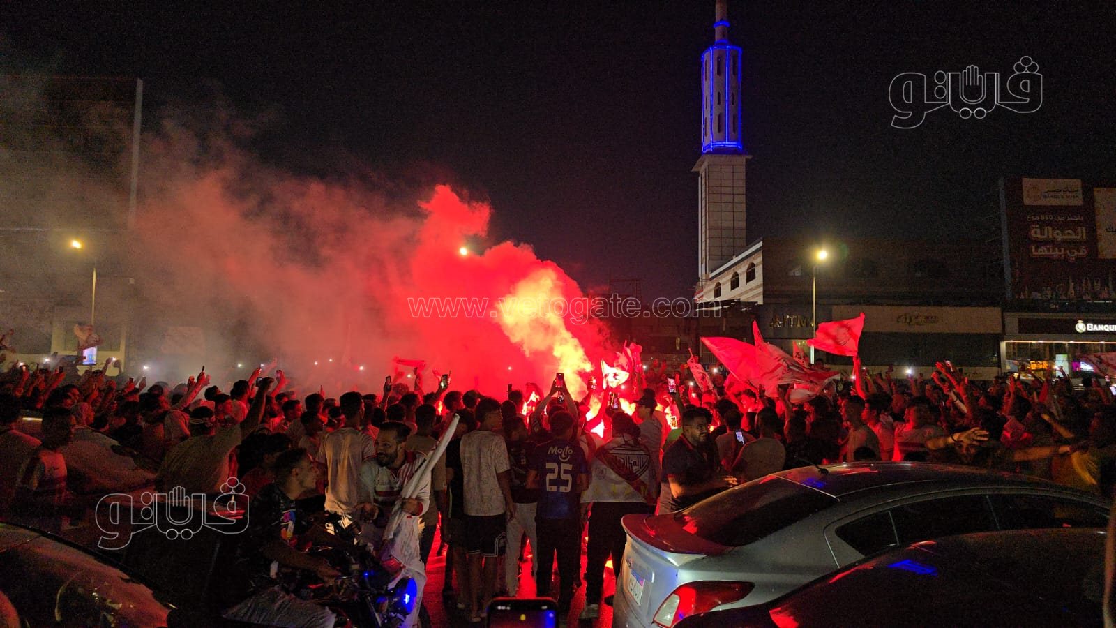 احتفالات جماهير الزمالك بالسوبر الإفريقي (16)