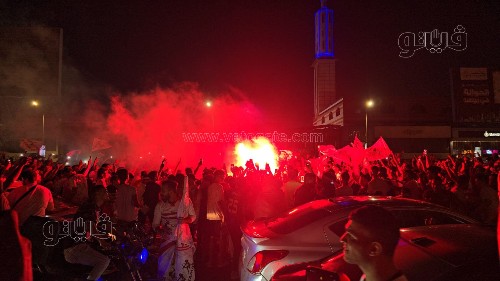 احتفالات جماهير الزمالك بالسوبر الإفريقي (17)