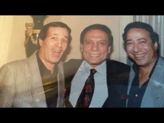 صلاح السعدنى وعادل امام وصلاح السعدنى زملاء الزراعة