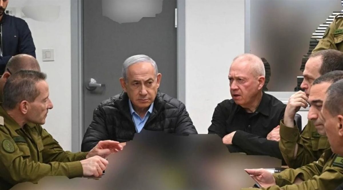 نتنياهو وجالانت، فيتو