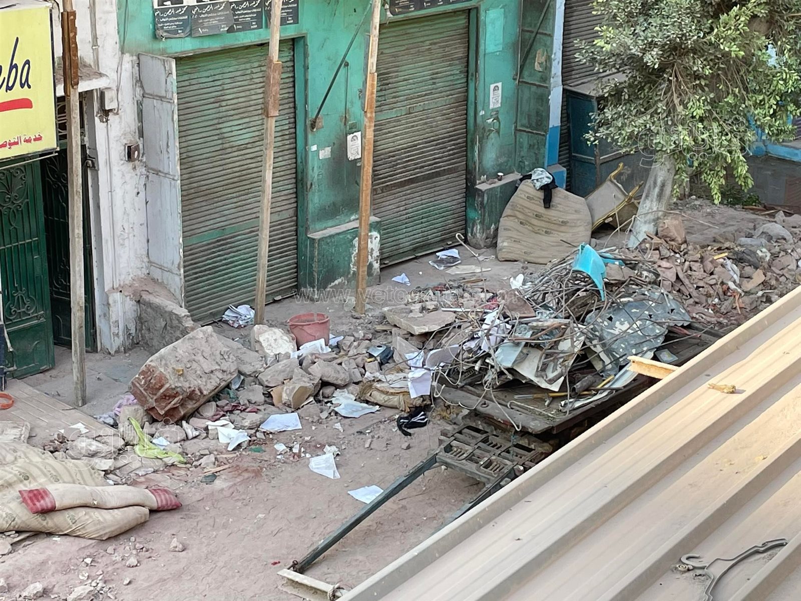 أنهيار عقار روض الفرج (8)