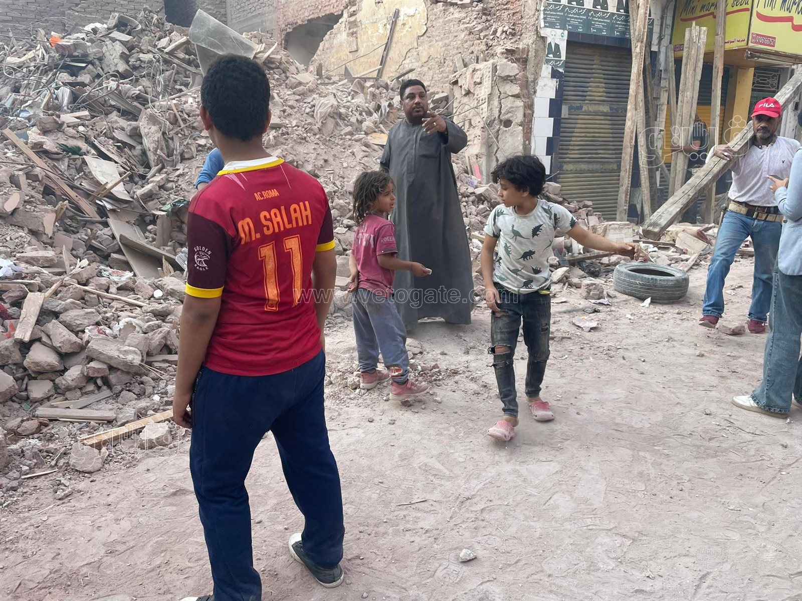 أنهيار عقار روض الفرج (15)