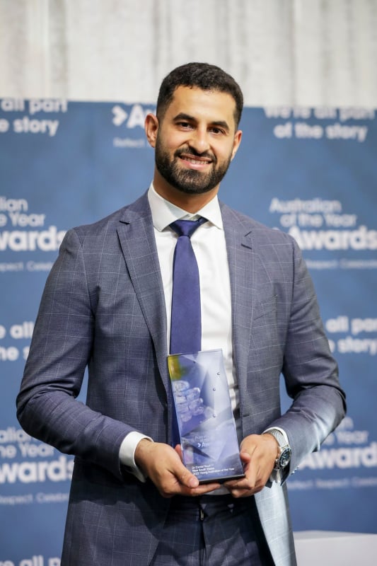 فوز المصري الأسترالي دانيال نور لفوزه بشخصية العام  (4)