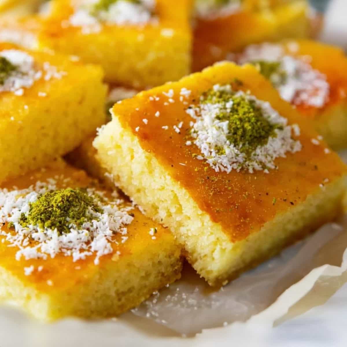 طريقة عمل البسبوسة بالسميد