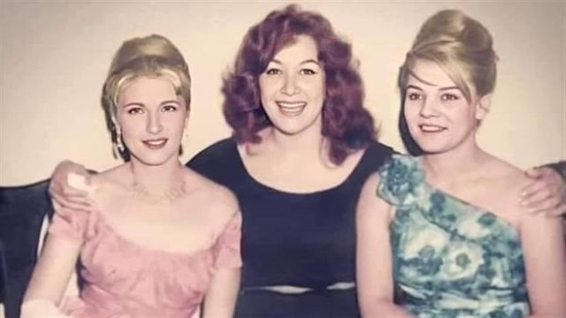 نادية لطفى وهدى سلطان مع مريم فخر الدين