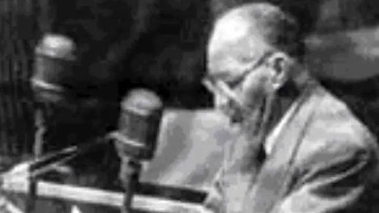 الدكتور محمود عزمى فى الامم المتحدة