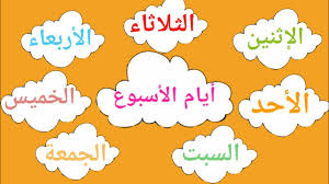 تعليم أيام الأسبوع للأطفال - أيام الأسبوع باللغة العربية | Learn Weekdays - YouTube