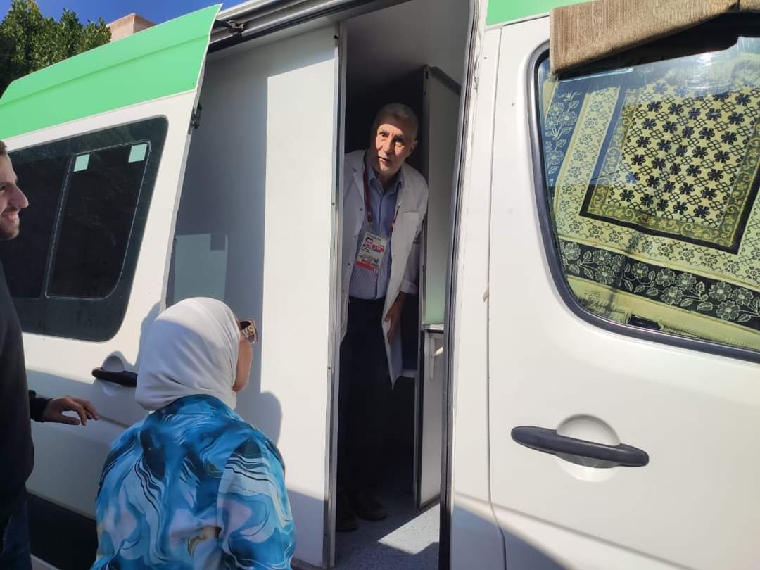 جانب من جولة وكيل وزارة الصحة،فيتو